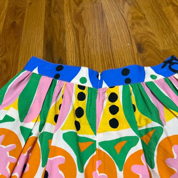 ZARA WOMAN HIGH WAIST MAXI PRINTED COTTON SKIRT - Picture 4 of 4